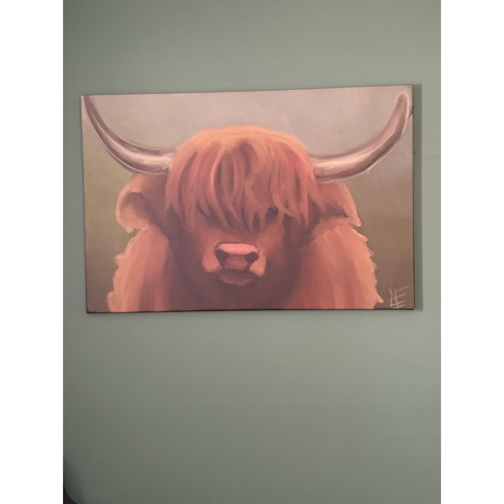 Highlander Cow Art